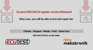Ecutest EDC16C34 update yayınlandı! Ecutest EDC16C34 update yayınlandı!